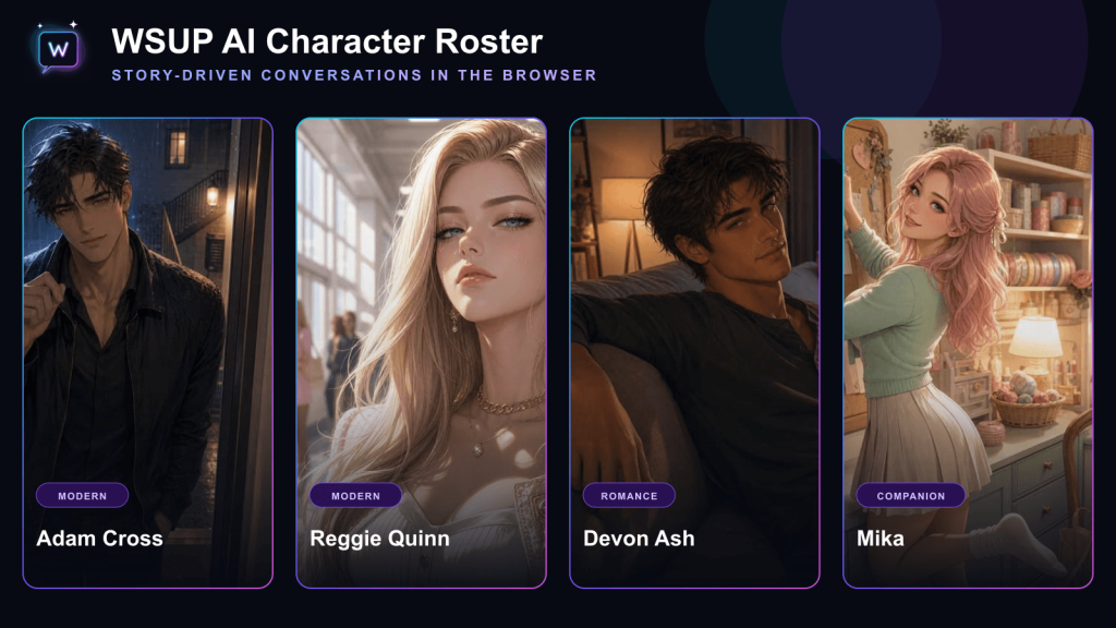 WSUP AI: Free AI Character Chat image 1